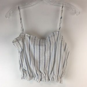 Striped LA Hearts adjustable tank